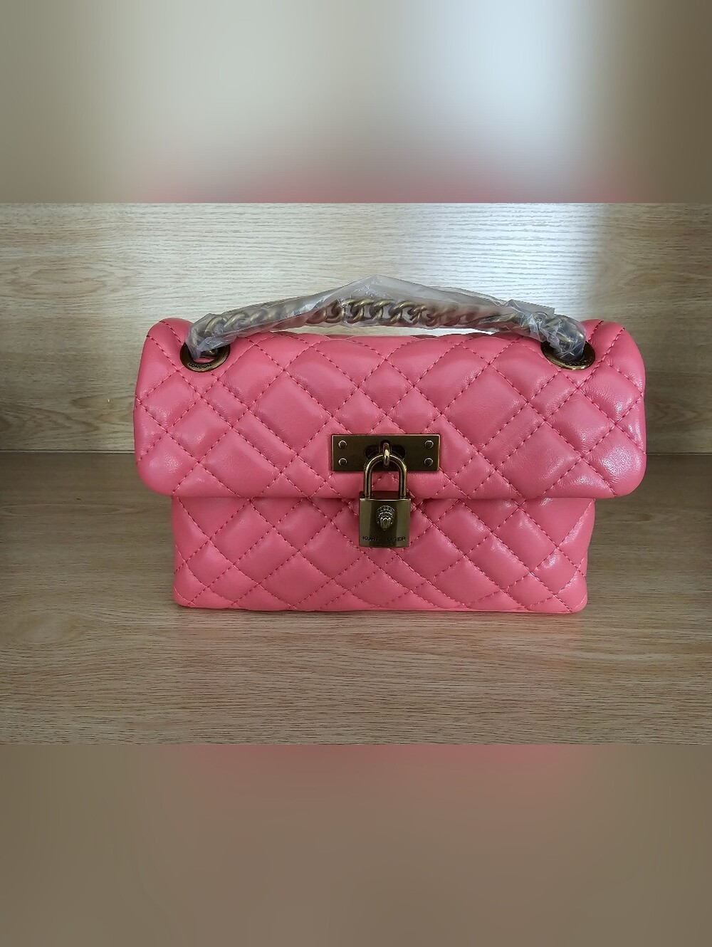 Kurt Geiger London Mini Leather Bruxton Lock Bag.